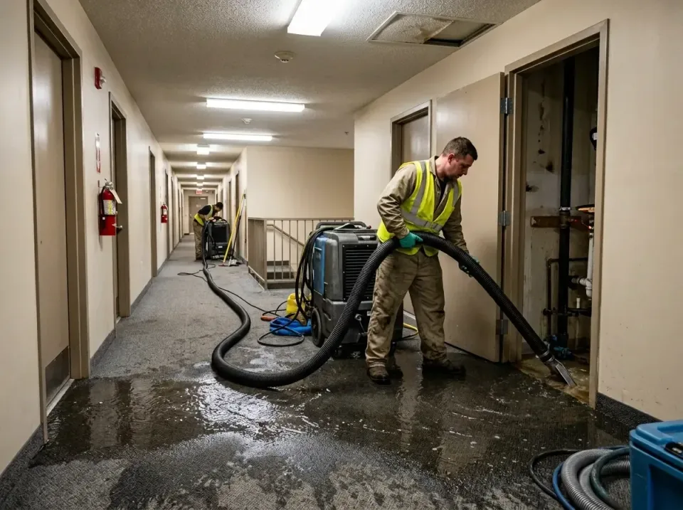 multi-unit-apartment-hallway-f-005 — frequently asked questions, Emergency Burst Pipe Water Extraction & Removal in Lima, OH